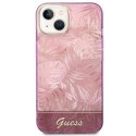 Guess GUHCP14MHGJGHP iPhone 14 Plus / 15 Plus 6.7" różowy/pink hardcase Jungle Collection