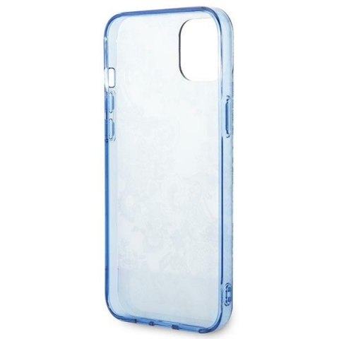 Guess GUHCP14MHGPLHB iPhone 14 Plus / 15 Plus 6.7" niebieski/blue hardcase Porcelain Collection