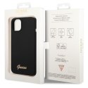 Guess GUHCP14MSLSMK iPhone 14 Plus / 15 Plus 6.7" czarny/black hard case Silicone Vintage Gold Logo