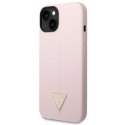 Guess GUHCP14MSLTGU iPhone 14 Plus/ 15 Plus 6.7" fioletowy/purple hardcase Silicone Triangle