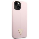 Guess GUHCP14MSLTGU iPhone 14 Plus/ 15 Plus 6.7" fioletowy/purple hardcase Silicone Triangle