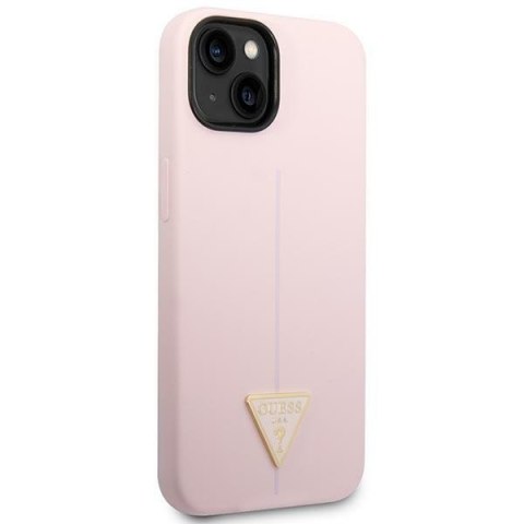 Guess GUHCP14MSLTGU iPhone 14 Plus/ 15 Plus 6.7" fioletowy/purple hardcase Silicone Triangle