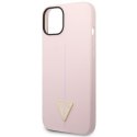 Guess GUHCP14MSLTGU iPhone 14 Plus/ 15 Plus 6.7" fioletowy/purple hardcase Silicone Triangle
