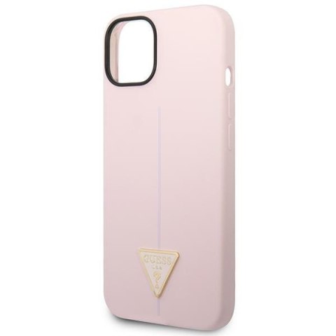 Guess GUHCP14MSLTGU iPhone 14 Plus/ 15 Plus 6.7" fioletowy/purple hardcase Silicone Triangle