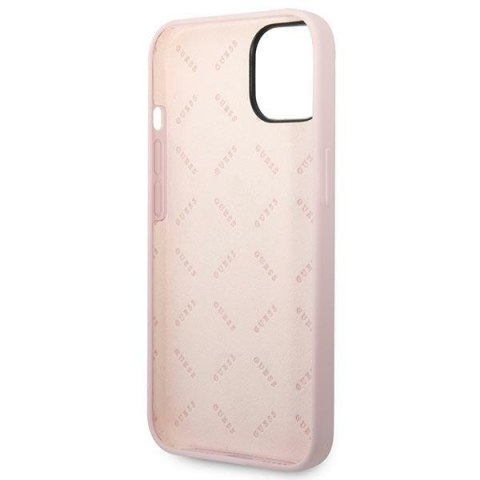 Guess GUHCP14MSLTGU iPhone 14 Plus/ 15 Plus 6.7" fioletowy/purple hardcase Silicone Triangle