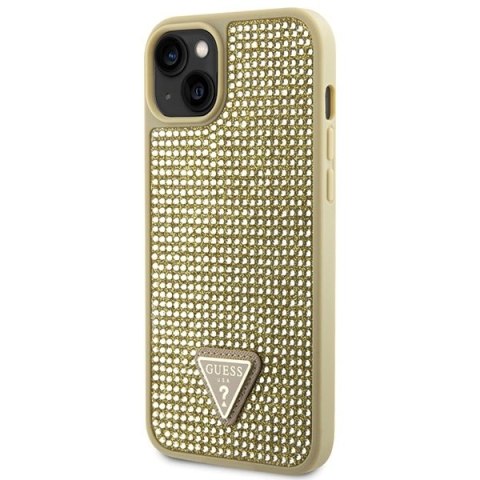 Guess GUHCP14SHDGTPD iPhone 14 / 15 / 13 6.1" złoty/gold hardcase Rhinestone Triangle
