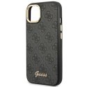 Guess GUHCP14SHG4SHK iPhone 14 / 15 / 136.1" czarny/black hard case 4G Vintage Gold Logo