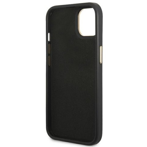 Guess GUHCP14SHG4SHK iPhone 14 / 15 / 136.1" czarny/black hard case 4G Vintage Gold Logo
