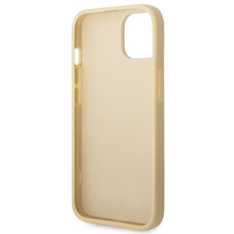 Guess GUHCP14SHGGSHD iPhone 14 / 15 / 136.1" złoty/gold hard case Glitter Script
