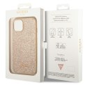 Guess GUHCP14SHGGSHD iPhone 14 / 15 / 136.1" złoty/gold hard case Glitter Script