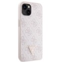 Guess GUHCP14XP4TDSCPP iPhone 14 Pro Max6.7" różowy/pink hardcase Crossbody 4G Metal Logo