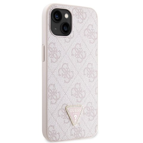 Guess GUHCP14XP4TDSCPP iPhone 14 Pro Max6.7" różowy/pink hardcase Crossbody 4G Metal Logo