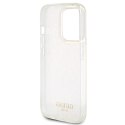 Guess GUHCP15LHDECMP iPhone 15 Pro 6.1" różowy/pink hardcase IML Faceted Mirror Disco Iridescent