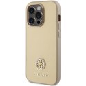 Guess GUHCP15LPS4DGPD iPhone 15 Pro 6.1" złoty/gold hardcase Strass Metal Logo