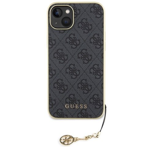 Guess GUHCP15MGF4GGR iPhone 15 Plus/ 14 Plus 6.7" szary/grey hardcase 4G Charms Collection