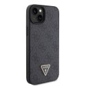 Guess GUHCP15SP4TDSCPK iPhone 15 / 14 / 13 6.1" czarny/black hardcase Crossbody 4G Metal Logo