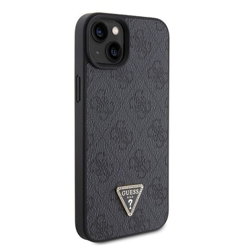 Guess GUHCP15SP4TDSCPK iPhone 15 / 14 / 13 6.1" czarny/black hardcase Crossbody 4G Metal Logo