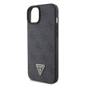 Guess GUHCP15SP4TDSCPK iPhone 15 / 14 / 13 6.1" czarny/black hardcase Crossbody 4G Metal Logo