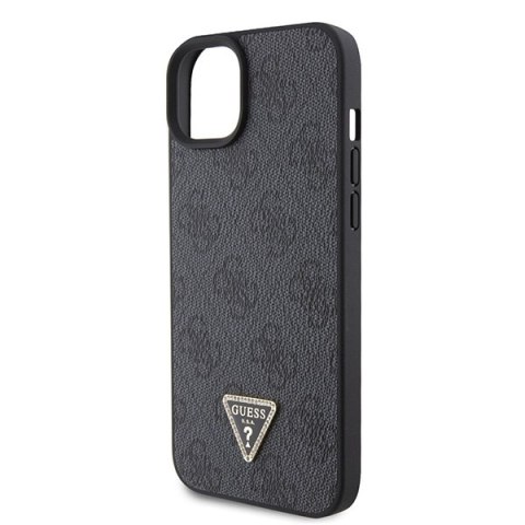 Guess GUHCP15SP4TDSCPK iPhone 15 / 14 / 13 6.1" czarny/black hardcase Crossbody 4G Metal Logo