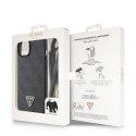 Guess GUHCP15SP4TDSCPK iPhone 15 / 14 / 13 6.1" czarny/black hardcase Crossbody 4G Metal Logo