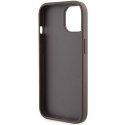 Guess GUHCP15SPGS4TDW iPhone 15 / 14 / 13 6.1" brązowy/brown hardcase Grip Stand 4G Triangle Strass