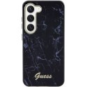 Guess GUHCS23SPCUMAK S23 S911czarny/black hardcase Marble