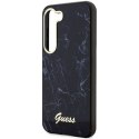 Guess GUHCS23SPCUMAK S23 S911czarny/black hardcase Marble