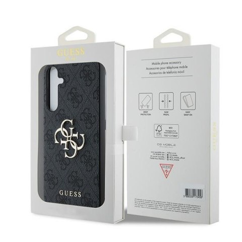 Guess GUHCSA354GMGGR A35 A356 czarny/black hardcase 4G Big Metal Logo