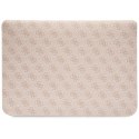 Guess Sleeve GUCS14PS4SGP 14" różowy/pink 4G Stripe Metal Logo