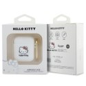 Hello Kitty HKA23DKHSH Airpods 1/2 coverbiały/white Silicone 3D Kitty Head