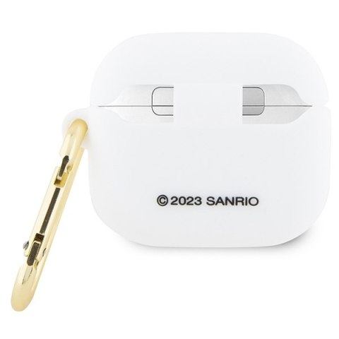 Hello Kitty HKA33DKHSH Airpods 3 coverbiały/white Silicone 3D Kitty Head