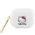 Hello Kitty HKAP23DKHSH Airpods Pro 2(2022/2023) cover biały/white Silicone 3D Kitty Head