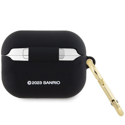 Hello Kitty HKAP23DKHSK Airpods Pro 2(2022/2023) cover czarny/black Silicone 3D Kitty Head