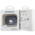 Hello Kitty HKAP23DKHSK Airpods Pro 2(2022/2023) cover czarny/black Silicone 3D Kitty Head