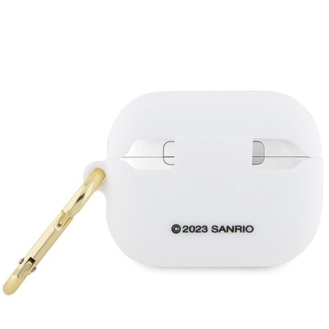 Hello Kitty HKAP3DKHSH Airpods Pro coverbiały/white Silicone 3D Kitty Head
