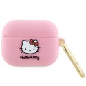 Hello Kitty HKAP3DKHSP Airpods Pro coverróżowy/pink Silicone 3D Kitty Head