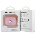Hello Kitty HKAP3DKHSP Airpods Pro coverróżowy/pink Silicone 3D Kitty Head