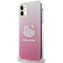 Hello Kitty HKHCN61HDGKEP iPhone 11 / Xr 6.1" różowy/pink hardcase IML Gradient Electrop Kitty Head