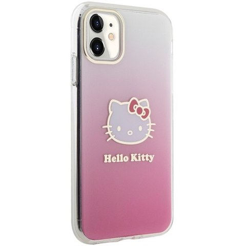 Hello Kitty HKHCN61HDGKEP iPhone 11 / Xr 6.1" różowy/pink hardcase IML Gradient Electrop Kitty Head