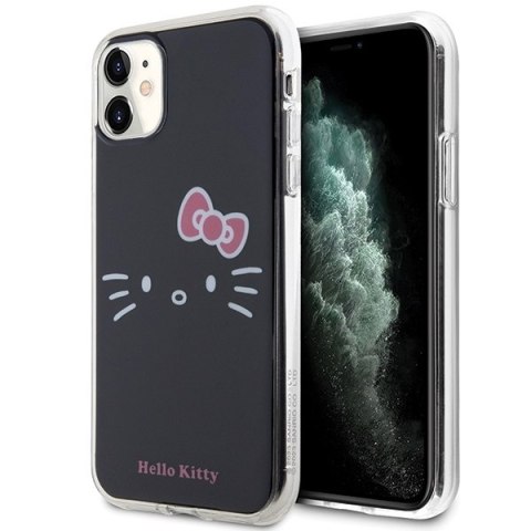 Hello Kitty HKHCN61HKHLK iPhone 11 / Xr 6.1" czarny/black hardcase IML Kitty Face