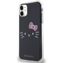 Hello Kitty HKHCN61HKHLK iPhone 11 / Xr 6.1" czarny/black hardcase IML Kitty Face