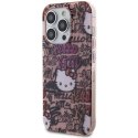 Hello Kitty HKHCP13LHDGPTP iPhone 13 Pro / 13 6.1" różowy/pink hardcase IML Tags Graffiti