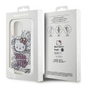 Hello Kitty HKHCP15XHDGPHT iPhone 15 Pro Max 6.7" biały/white hardcase IML Kitty On Bricks Graffiti