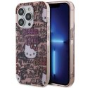 Hello Kitty HKHCP15XHDGPTP iPhone 15 Pro Max 6.7" różowy/pink hardcase IML Tags Graffiti