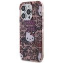 Hello Kitty HKHCP15XHDGPTP iPhone 15 Pro Max 6.7" różowy/pink hardcase IML Tags Graffiti