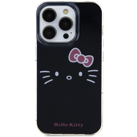 Hello Kitty HKHCP15LHKHLK iPhone 15 Pro 6.1" czarny/black hardcase IML Kitty Face