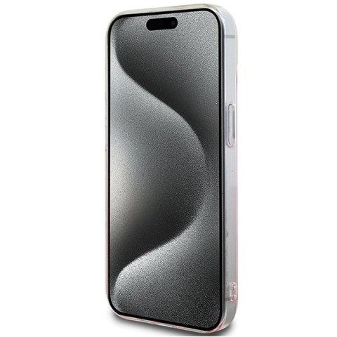 Hello Kitty HKHCP15SHDGKEP iPhone 15 / 14 / 13 6.1" różowy/pink hardcase IML Gradient Electrop Kitty Head