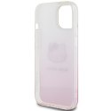 Hello Kitty HKHCP15SHDGKEP iPhone 15 / 14 / 13 6.1" różowy/pink hardcase IML Gradient Electrop Kitty Head