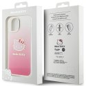 Hello Kitty HKHCP15SHDGKEP iPhone 15 / 14 / 13 6.1" różowy/pink hardcase IML Gradient Electrop Kitty Head