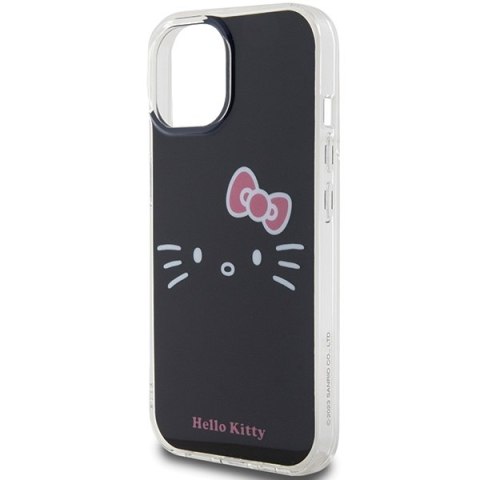Hello Kitty HKHCP15SHKHLK iPhone 15 / 14 / 13 6.1" czarny/black hardcase IML Kitty Face